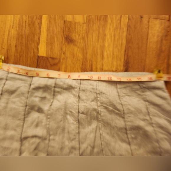 J. Jill Neutral Linen-Blend Midi Skirt in Light Taupe - Picture 8 of 11